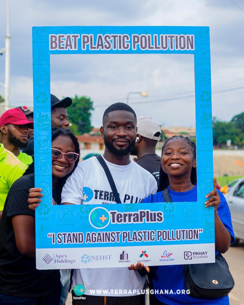 TerraPlus Ghana Embarks on a "beat plastic pollution" street Campaign